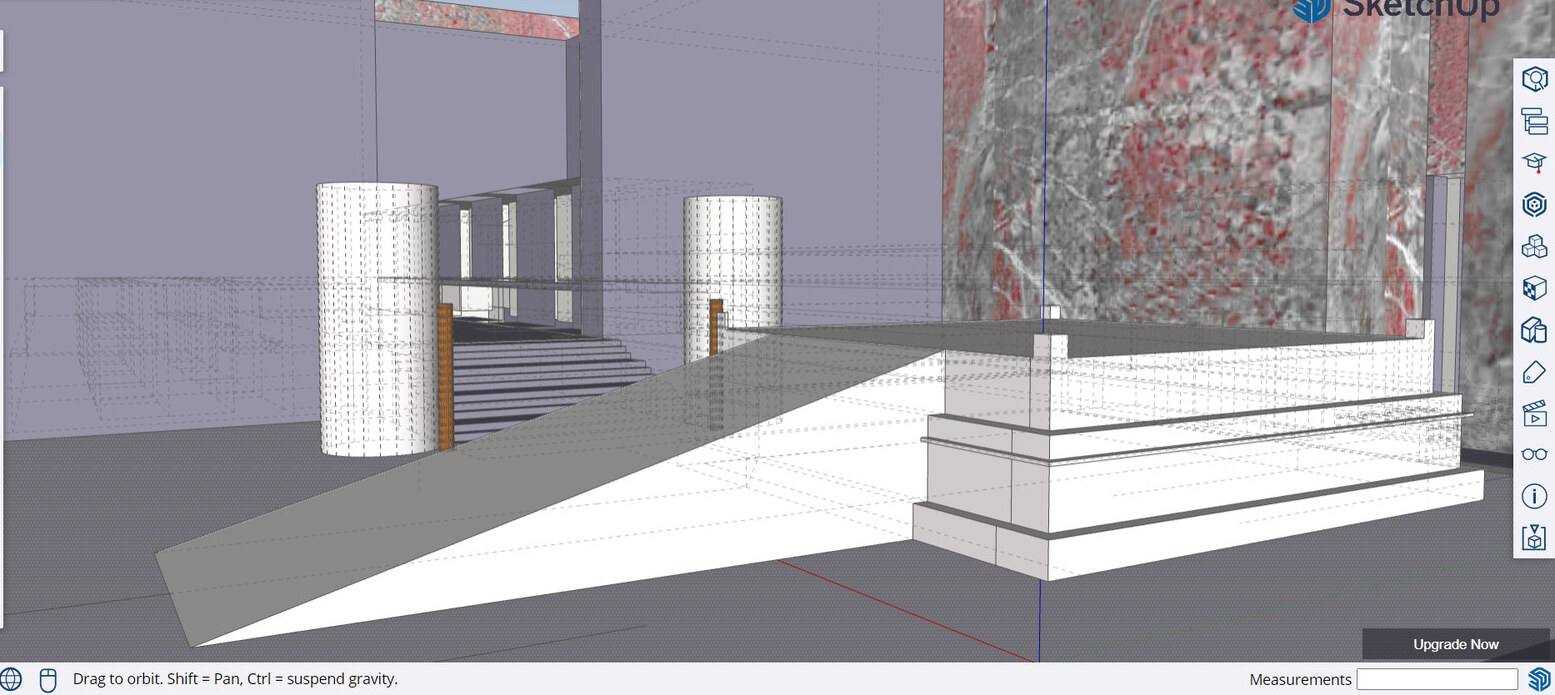 Side view of Ezekiel’s altar