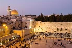 Jerusalem and its surrounding mountain landscape