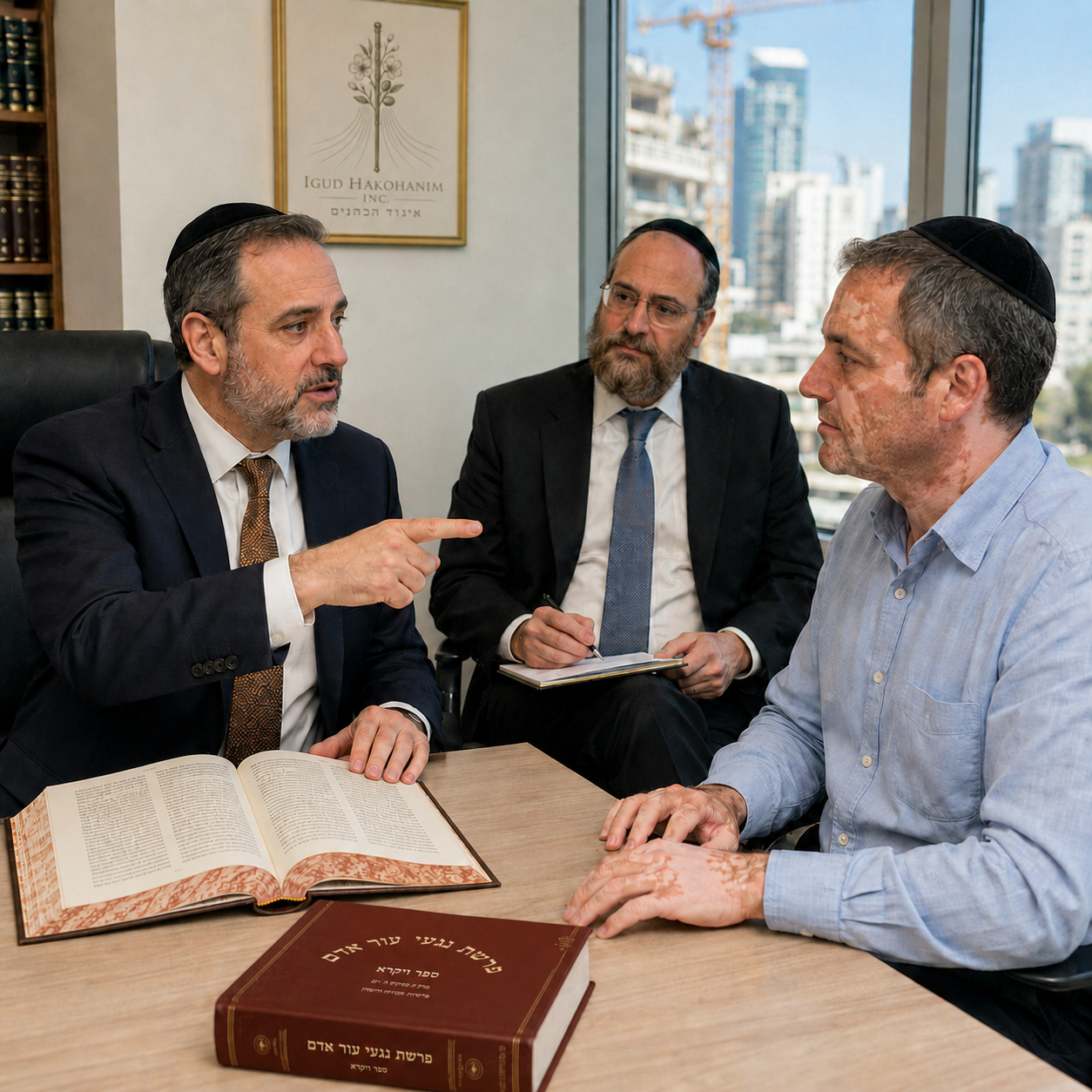 כהן בקי בתורת נגעים בוחן מראה ומורה הלכה למעשה
